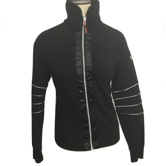 Lululemon Ladies Mogul Jacket Size 8 Guess Black - Picture 1 of 8